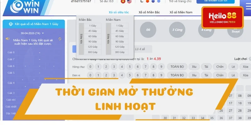 Xổ số siêu tốc mở thưởng linh hoạt Xổ số siêu tốc mở thưởng linh hoạt